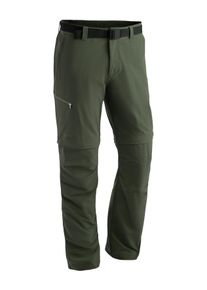 Outdoorhose Maier Sports "Tajo 2", Herren, Gr. 46, Normalgr&ouml;&szlig;en, gr&uuml;n (olivgr&uuml;n), 90% Polyamid, 10% Elasthan, Hosen Outdoorhose, Herren Zip-Off Wanderhose, atmungsaktive Trekkinghose, Regular Fit