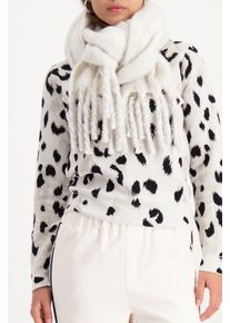 Modeschal monari "Schal/Tuch Flausch + Glanz", Damen, almond, Strick, Materialmix, unifarben, Modet&uuml;cher Modeschal, regular fit