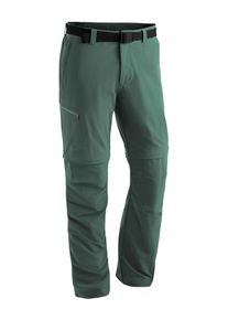 Outdoorhose Maier Sports "Tajo 2", Herren, Gr. 29, Kurzgr&ouml;&szlig;en, gr&uuml;n (castle), 90% Polyamid, 10% Elasthan, Hosen Outdoorhose, Herren Zip-Off Wanderhose, atmungsaktive Trekkinghose, Regular Fit
