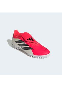 Fu&szlig;ballschuh adidas Performance "PREDATOR CLUB FOLD-OVER TONGUE TURF", Gr. 42, lucid rot, core schwarz, ftwr wei&szlig;, Synthetik, Schuhe Fu&szlig;ballschuh, f&uuml;r kurzen Kunstrasen, Hart- und Aschenpl&auml;tze
