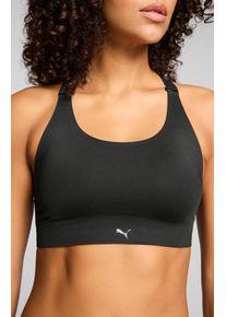 Bustier Puma "Puma WOMEN 3D KNIT SPORT TOP", Damen, Gr. L, N-Gr, schwarz, Single Jersey, Obermaterial: 89% Polyamid, 11% Elasthan, BHs Bustier, wendbare und verstellbare Tr&auml;ger f&uuml;r einen personalisierten Look