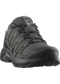Wanderschuh Salomon "X-ADVENTURE RECON GORE-TEX", Herren, Gr. 48, schwarz (asphalt, castlerock, schwarz), Leder, Textil, Schuhe Wanderschuh, wasserdicht dank Gore-Tex Membrane