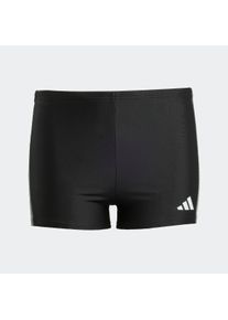 Badehose adidas Performance "COLORBLOCK 3-STREIFEN KIDS BOXER", Jungen, Gr. 164, N-Gr, schwarz, Obermaterial: 78% Polyamid, 22% Elasthan, Badehosen Badehose