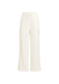 LANDS' END Sweat-Cargohose mit weitem Bein SERIOUS SWEATS, Damen,  Wei&szlig;, Baumwoll-Mischung/Polyester-Mischung, by Lands' End