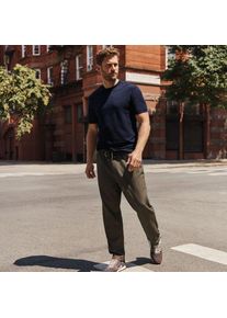 LANDS' END Pendler-Hose aus Jersey-Twill, Herren,  Braun, by Lands' End