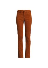 LANDS' END Straight Fit Cordhose Mid Waist f&uuml;r Damen, Damen, size: regular, Orange, Baumwoll-Mischung, by Lands' End