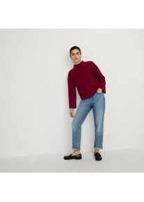 LANDS' END Softes Sweatshirt mit Stehkragen, Damen,  Rot, Baumwolle/Polyester/Baumwoll-Mischung, by Lands' End