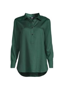LANDS' END Schlupfbluse aus TENCEL, Damen,  Gr&uuml;n, Kunstseide/Lyocell (Viskose), by Lands' End