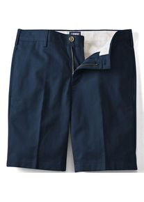 LANDS' END Chino-Shorts mit Komfortbund, Herren,  Blau, Baumwolle, by Lands' End