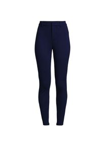 LANDS' END Pont&eacute;-Leggings High Waist, Damen,  Blau, Viskose-Mischung/Nylon-Mischung, by Lands' End