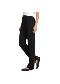 LANDS' END Straight Fit Freizeithose SPORT KNIT, Damen,  Schwarz, Baumwolle, by Lands' End