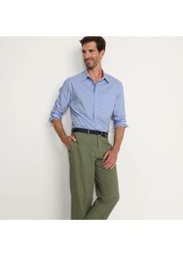 LANDS' END Gestreiftes Hemd, Herren,  Blau, Baumwolle/Polyester-Mischung, by Lands' End