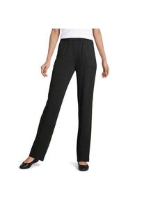 LANDS' END Straight Fit Freizeithose SPORT KNIT, Damen,  Beige, Baumwolle, by Lands' End