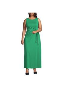 LANDS' END Maxikleid aus Baumwolle/Modal mit Bindeband, Damen,  Gr&uuml;n, Baumwolle Modal, by Lands' End