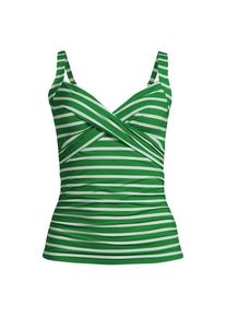 LANDS' END Tankinitop CHLORRESISTENT mit V-Ausschnitt Gemustert, Damen,  Gr&uuml;n, Nylon-Mischung, by Lands' End