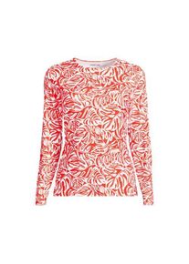 LANDS' END Badeshirt, Damen,  Orange, Nylon-Mischung, by Lands' End