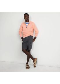 LANDS' END Cargo-Shorts mit Stretch, Classic Fit, Herren,  Grau, Baumwolle, by Lands' End