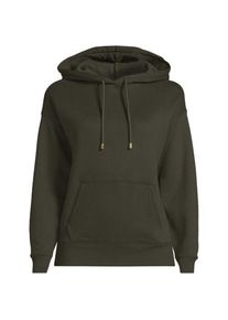 LANDS' END Serious Sweats Kapuzen-Sweatshirt, Damen,  Gr&uuml;n, Baumwoll-Mischung/Polyester-Mischung, by Lands' End