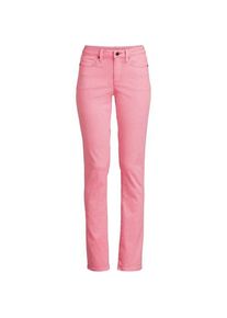 LANDS' END Straight Fit &Ouml;ko Jeans Mid Waist, Damen,  Pink, Baumwoll-Mischung/Polyester-Mischung, by Lands' End