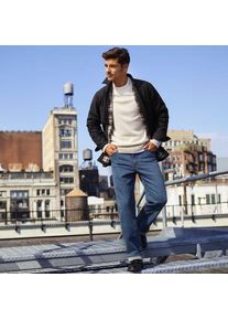 LANDS' END Stretch-Denim Jeans, Relaxed Fit, Herren,  Blau, Baumwolle, by Lands' End