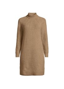 LANDS' END Boucl&eacute;-Kleid, Damen,  Braun, Baumwoll-Mischung/Woll-Mischung/Nylon-Mischung, by Lands' End