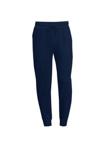 LANDS' END Pyjamahose mit Waffelstruktur, Herren,  Blau, Baumwolle/Elasthan, by Lands' End