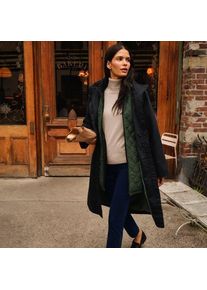 LANDS' END Wasserdichter 4-in-1-Regenmantel, Damen,  Schwarz, Nylon, by Lands' End