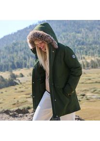 LANDS' END Expeditions-Daunenparka, Damen,  Gr&uuml;n, Polyester, by Lands' End