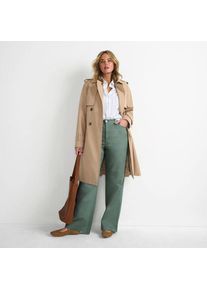 LANDS' END 5-Pocket-Chinos mit weitem Bein, Damen,  Gr&uuml;n, Baumwoll-Mischung, by Lands' End
