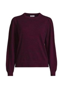 LANDS' END Kaschmirpullover mit Puff&auml;rmeln, Damen,  Pink, Kaschmir, by Lands' End