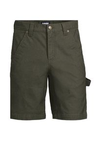 LANDS' END Komfort Zimmermanns-Shorts, Herren,  Gr&uuml;n, Baumwolle, by Lands' End