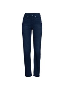 LANDS' END Rail Straight Fit Jeans High Waist, Damen,  Blau, by Lands' End