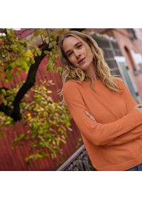 LANDS' END Merino-Pullover, Damen,  Braun, Wolle, by Lands' End