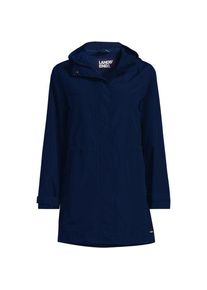 LANDS' END Squall Regenmantel, Damen,  Blau, Nylon, by Lands' End