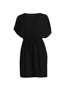 LANDS' END Kaftankleid, Damen,  Schwarz, Baumwolle Modal, by Lands' End