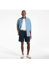 LANDS' END B&uuml;gelleichte Chino-Shorts, 23 cm, Herren,  Blau, Baumwolle, by Lands' End