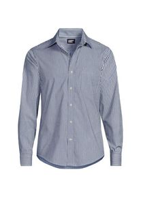 LANDS' END Ultimativ-Hemd, Classic Fit, Herren,  Blau, Elasthan/Polyester, by Lands' End