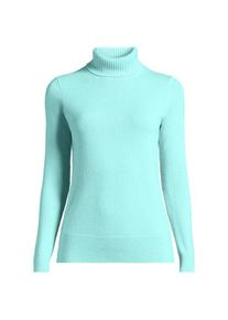 LANDS' END Rollkragen-Pullover aus Kaschmir, Damen,  Gr&uuml;n, Kaschmir, by Lands' End