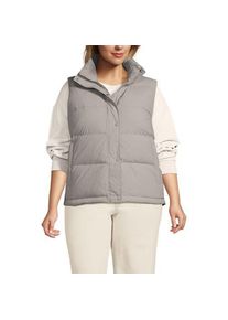 LANDS' END Wasserabweisende Daunenweste, Damen,  Schwarz, Nylon, by Lands' End
