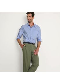 LANDS' END Gestreiftes Hemd, Herren,  Blau, Baumwolle/Polyester-Mischung, by Lands' End