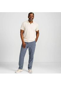 LANDS' END Schlupfbund-Chino, Herren,  Blau, Baumwolle/Leinen, by Lands' End
