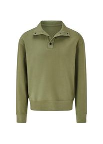 LANDS' END Jersey-Shirt Super Soft mit Stehkragen, Herren,  Gr&uuml;n, Baumwolle/Polyester/Baumwoll-Mischung, by Lands' End