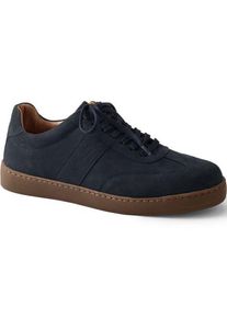 LANDS' END Leder-Sneakers, Herren,  Blau, Leder/Rauleder, by Lands' End