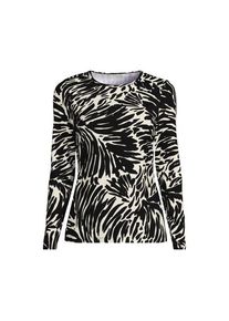 LANDS' END Badeshirt, Damen,  Schwarz, Nylon-Mischung, by Lands' End