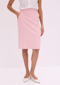 bonprix Business Rock, rosa, Gr.52, eleganter Business-Rock