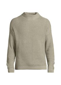 LANDS' END Rippstrick-Pullover mit Stehkragen, Herren,  Sonstige, Baumwolle, by Lands' End