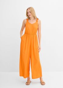 bonprix Jumpsuit aus flie&szlig;ender Viskose, orange, Gr.40, L&auml;ssiger Jumpsuit aus flie&szlig;ender Viskose, aus Viskose