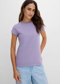 bonprix T-Shirt (3er Pack), lila, Gr.48/50 (XL), Bequemes T-Shirt (3er Pack), 95% Baumwolle (organic)