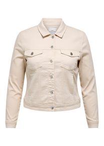 sheego Gro&szlig;e Gr&ouml;&szlig;en Jeansjacke, ecru, Gr&ouml;&szlig;e 48 - Damen