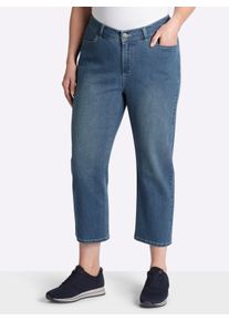 sheego Gro&szlig;e Gr&ouml;&szlig;en Jeans im Curvy-Schnitt VERENA, blue-bleached, Gr&ouml;&szlig;e 58 - Damen